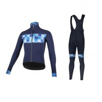 Велокостюм зима Threeface Qubo blue