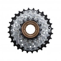 Зірки задні з трещеткой Shimano MF-TZ510-6, 14-28, срібл, 6-зв.