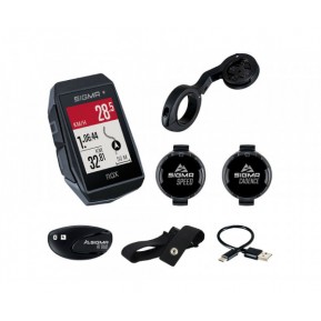 Велокомп'ютер ROX 11.1 EVO Sensor Set Black Sigma Sport Фото №1