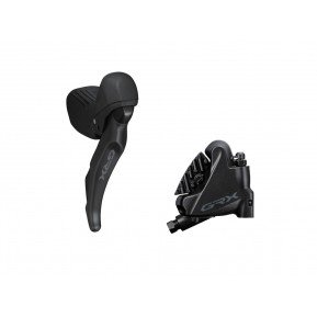 Гальмо гідравл диск Shimano RX610-12 GRX, заднє (права гальм.ручка BL-RX610, каліпер BR-RX400, гідроліния 1700мм) Фото №1