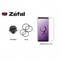 Велокріплення  ZefalZ-CONSOLE FULL KIT SAMSUNG S8/S9 пластик, на кермо, жорстка, чорна