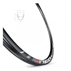 Обід Mach1 NEO DISC 27,5" 32отв, для диск. гальм, пістон, чорн, АV 490гр. Фото №1