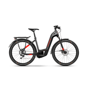 Електровелосипед 27.5"  Haibike Trekking 9 i625Wh LowStep 11G Deore anthrac./red  Фото №1