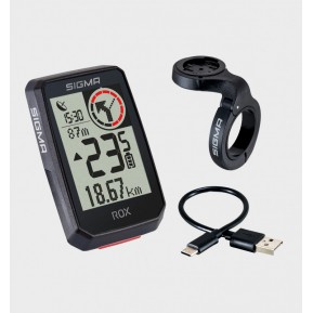 Велокомп'ютер ROX 2.0 GPS Black Top Mount Sigma Sport Фото №1