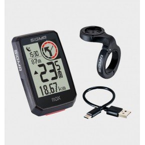 Велокомпьютер GPS ROX 2.0 Black Top Mount  Sigma Sport Фото №1