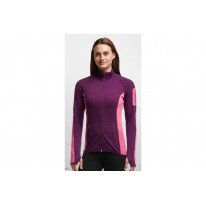 Кофта Icebreaker Atom LS Zip WMN maroon/shocking S
