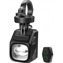 Велосвітло переднє EVO 1700 black Magicshine, 1700 lum, 4000 mAh, USB-C, iOS/Android, 8 режимів, пульт