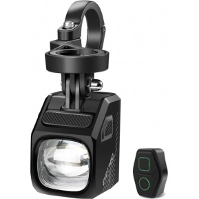 Велосвітло переднє EVO 1700 black Magicshine, 1700 lum, 4000 mAh, USB-C, iOS/Android, 8 режимів, пульт Фото №1