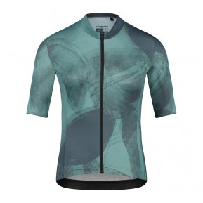 Велоджерсі жіноче Shimano ELEGANZA зелене Фото №1