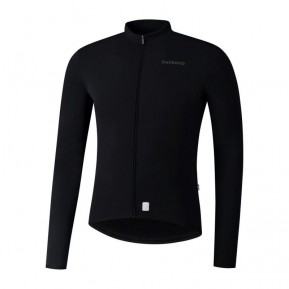 Велоджерсі Shimano VERTEX THERMAL LONG утеплене, чорне Фото №1