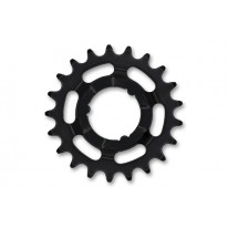 Зірка задня KMC Shimano Narrow 19T чорна 3/32" хромолієва сталь