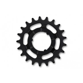 Зірка задня KMC Shimano Narrow 21T чорна 3/32" хромолієва сталь Фото №1