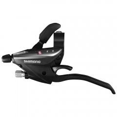 Гальмівна ручка/шифтер Shimano ST-EF65 лівий 3-шв трос, чорна, ОЕМ