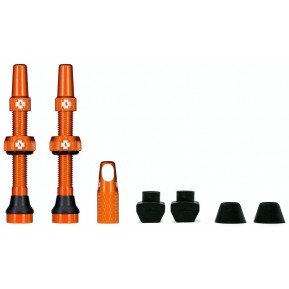 Вентилі для бескамерки MUC-OFF TUBELESS V2 60mm orange Фото №1