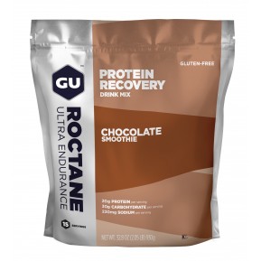 Протеин для восстановления GU Energy ROCTANE Protein Chocolate Smoothie, 15 порций Фото №1