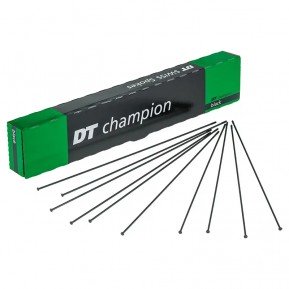 Спицы DT Swiss Champion 2 x 280 мм Straight Pull черный (100 шт) (SCHS20280S0100) Фото №1