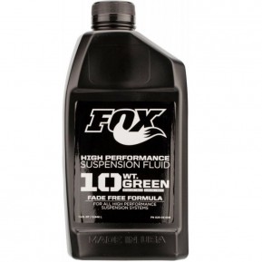 Мастило FOX Suspension Fluid 946ml 10 WT Green Фото №1