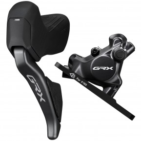 Гальмо гідравл диск Shimano RX825 GRX, переднее (левая тормозная ручка ST-RX825, BR-RX820, гидролиния 1000мм) Фото №1
