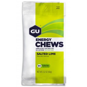 Енергетичні желейки GU Energy Chews Salted Lime, 60 г Фото №1