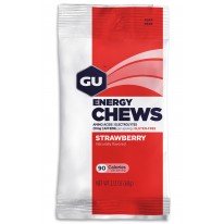Енергетичні желейки GU Energy Chews Strawberry, 60 г (20 мг кофеїну)