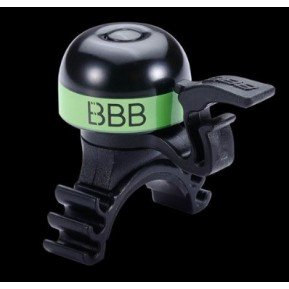 Звонок BBB BBB-16 "MiniFit" черно-зеленый (8716683095111) Фото №1