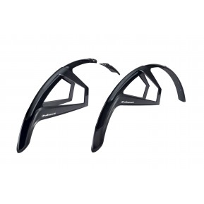 Комплект крил POLISPORT G-MUD GRAVEL 28" (50 мм) чорний Фото №1