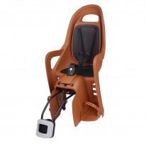 Дитяче крісло заднє POLISPORT Groovy Maxi RS+ на підсідельну трубу, 9-22 кг, brown