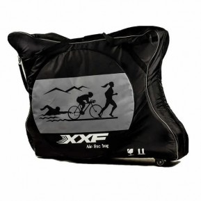 Чохол для велосипеда 28" XXF TT BIKE CARRY BAG, напівжорсткий, чорно-сірий Фото №1
