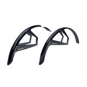 Комплект крыльев POLISPORT G-MUD GRAVEL 28" (50 мм) черный Фото №1
