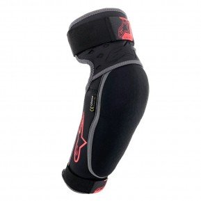 Захист ліктя Alpinestars VECTOR ELBOW PROTECTOR BLACK ANTHRACITE RED Фото №1