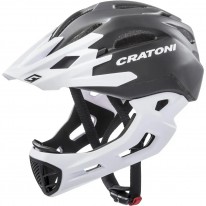Шолом Cratoni C-Maniac чорний/білий матовий S/M (52-56 см) M/L (54-58 см)