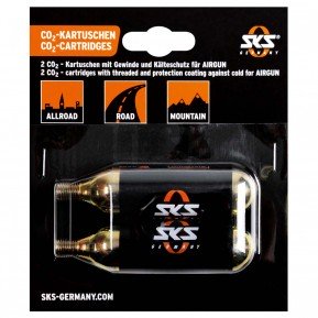 Картридж з CO2 SKS 16G SET OF 2PCS FOR AIRBUSTER, THREADED Фото №1