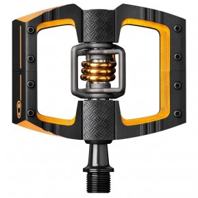 Педалі Crankbrothers MALLET DH 11, Black / Gold Фото №1