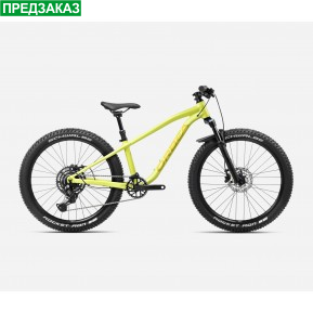 Велосипед подростковый 24" ORBEA LAUFEY 24 H20 24 Spicy Lime - Corn Yellow (Gloss) 2025 125-150 см Фото №1