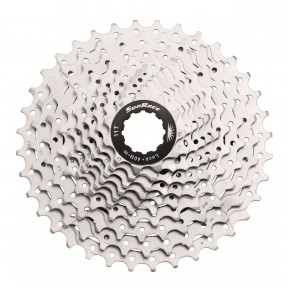  Касета SunRace CSMS1 TAV X, 10 швидкостей, 11-34T, Silver Фото №1