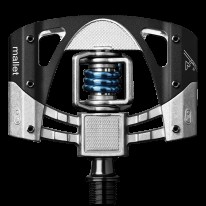 Педалі Crankbrothers MALLET 3, сіро-чорна/синя пружина