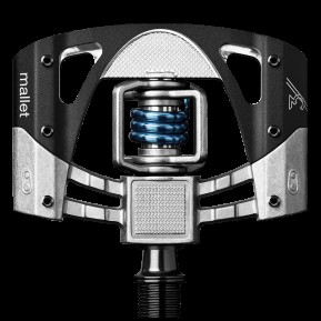 Педалі Crankbrothers MALLET 3, сіро-чорна/синя пружина Фото №1