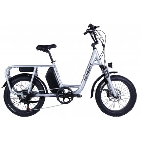 E-bike 20" Dorozhnik eADAMANT HDD 48B 17.5А*ч 750Вт (2025) silver Фото №1