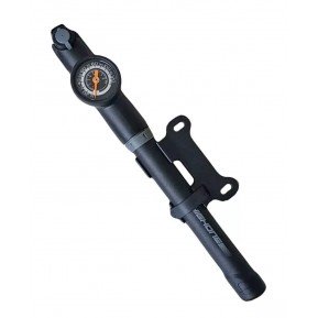 Насос компактный Giyo GP-871S, пластик, выдвижной шланг, манометр, 28см, 120psi/8,3bar. Фото №1