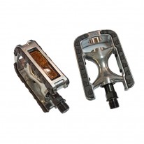 Педалі  Wellgo MTB LU-975, 9/16", алюм. з гумовими вставками, чорн.