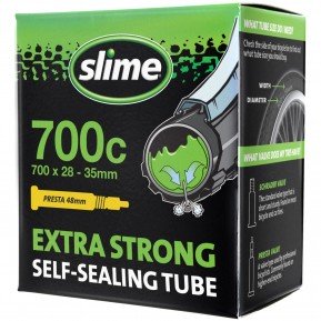 Камера Slime Smart Tube 700 x 28 - 32 мм FV з герметиком Фото №1