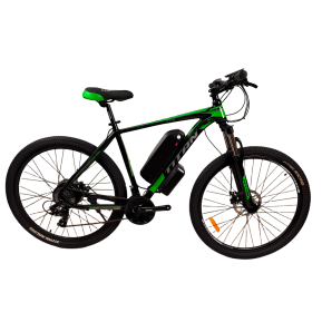 Електровелосипед E-Titan FOX 29"  MXUS FX-15  48V13Ah  black-green Фото №1