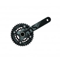Комплект  шатунів SunRace FCMS66 Hollowtech (вісь 24мм), 175 мм, 36-22T, 104/64BCD, алюмінієва зірка
