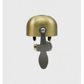 Звонок велосипедный E-NE CRANE, Matte Gold, 37мм латунь, скоба Фото №1