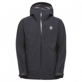 Гірськолижна чоловіча мембранна куртка Black Diamond Recon Stretch Ski Shell (Black, S) (BD K6HI.015-S) Фото №1