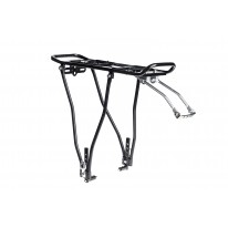 Багажник Kaiwei Carrier 10, під дискові гальма, алюміній, чорний, універсальне кріплення