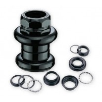 Рульова колонка 1" VP VP-H692W, різьбова, d 22.2/30/27, 24 TPI, підшипники сепараторні, сталева, чорна