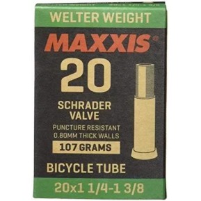 Вело камера MAXXIS WELTER WEIGHT 20X1*1/4X1*3/8 Ніпель - Schrader 48мм Фото №1