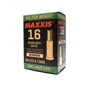 Вело камера MAXXIS WELTER WEIGHT 16X1.90/2.125 Ніпель - Schrader 48мм Фото №1