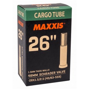 Камера 26x1.5/2.5 (40/63-559) Maxxis CARGO AV 48 295 г Фото №1
